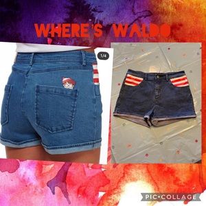 Where’s Waldo Jean shorts